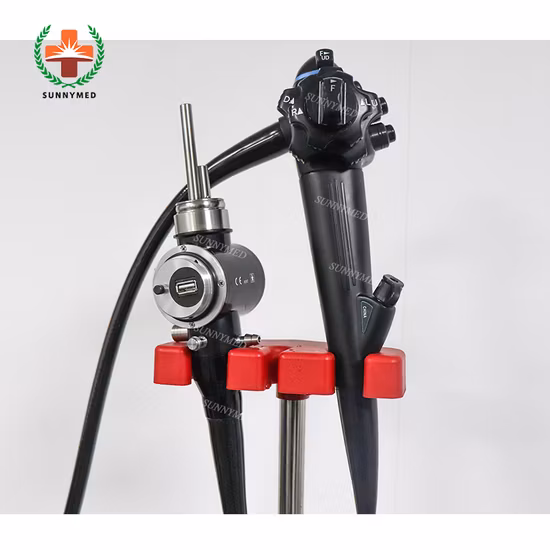 Flexible Gastroscope Smart Endoscopy System with LED Light Source